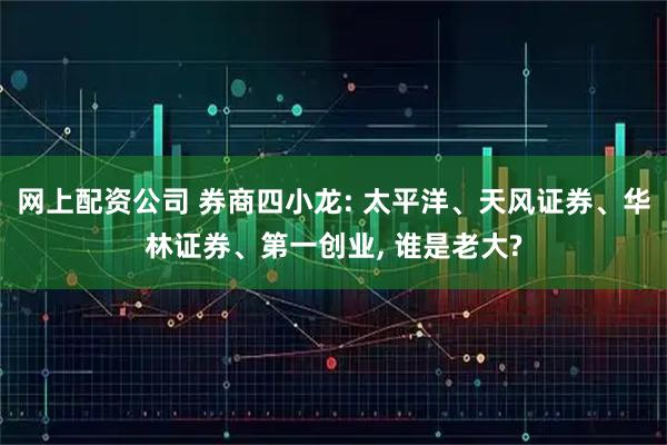 网上配资公司 券商四小龙: 太平洋、天风证券、华林证券、第一创业, 谁是老大?